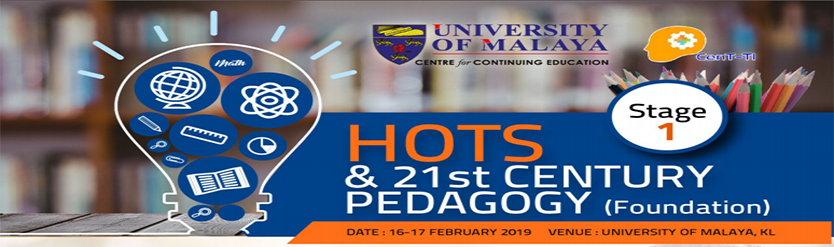 HOTS & 21st CENTURY PEDAGOGY (Foundation) Stage 1